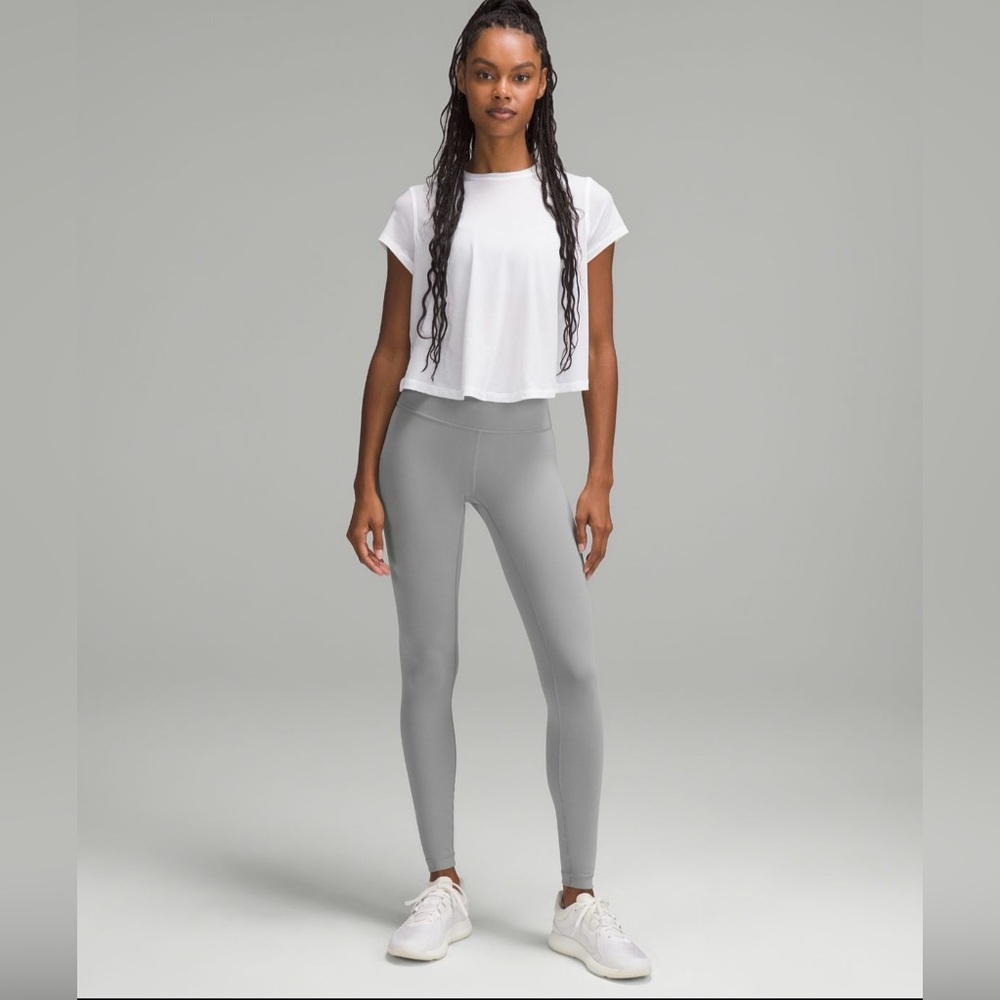 Wunder train High Rise NWT 28” length size 12 Rhino Grey by lululemon